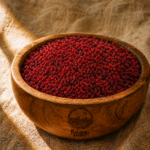 زرشک قرمز روستاژ در کاسه چوبی