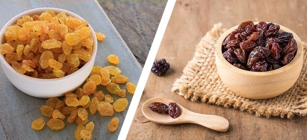 تفاوت های مویز و کشمش