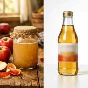 سرکه سیب خانگی یا صنعتی؟